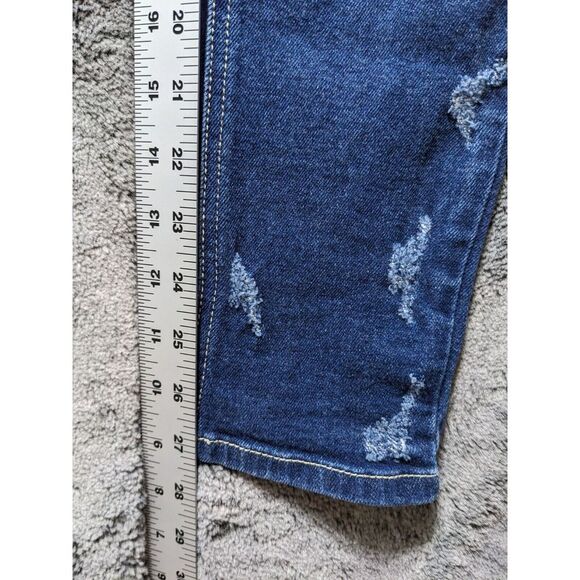 Kancan Distressed Skinny Women's Jeans Size 7/27 Medium Wash - Picture 6 of 13